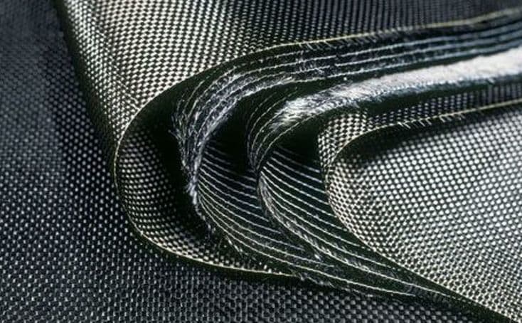 Carbon fibre fabric used for structural strengthening