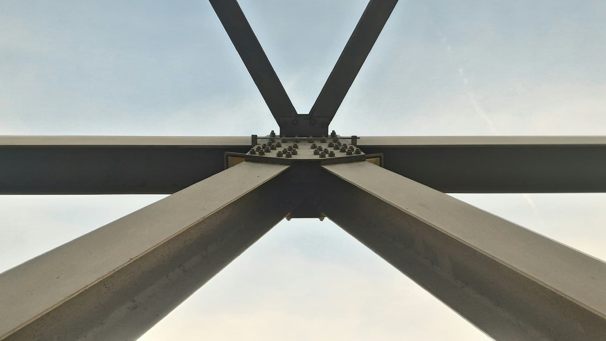 Structural steel connection detail